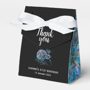 PERSONALISED NEW ZEALAND KIWI PAUA FAVOUR BOX
