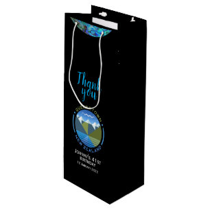PERSONALISED NEW ZEALAND QUEENSTOWN WINE GIFT BAG