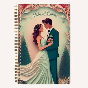 Personalised Newlywed Christmas Journal