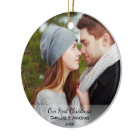 Personalised Newlywed Photo Our First Christmas