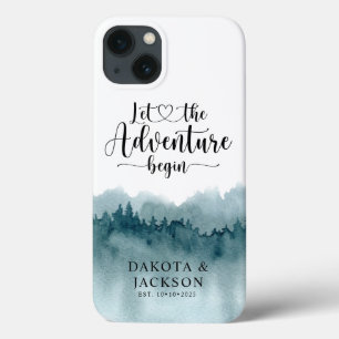 Personalised Newlyweds Forest Adventure  iPhone 13 Case