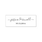 Personalised Newlyweds Names + Wedding Date Stamp