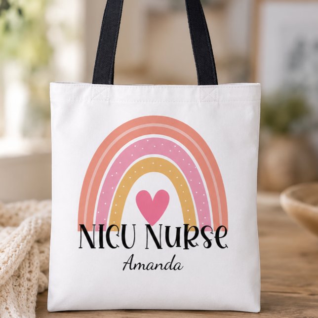Personalised NICU Nurse Tote Bag (Personalized NICU Nurse Tote)