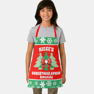Personalised Niece's Christmas Gift Apron