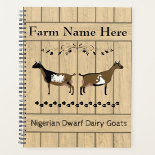 Personalised Nigerian Dwarf Dairy Goat Farm Planner