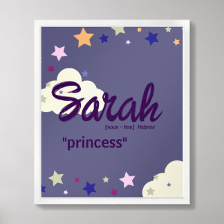Personalised Night Sky Poster - Dreamy Purple