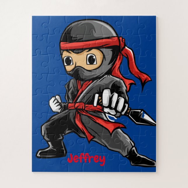 Personalised Ninja    Jigsaw Puzzle (Vertical)