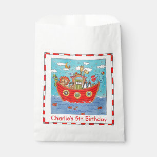 Personalised Noah's Ark Birthday Favour Bags