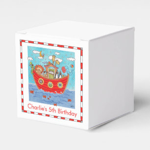 Personalised Noah's Ark Birthday Favour Box