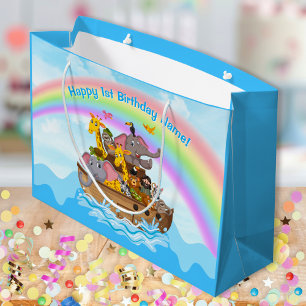 Personalised, Noah's Ark Gift, Bag in 4 Sizes