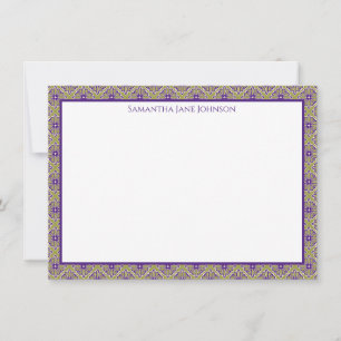 Personalised Note Card Stationary