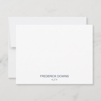 Personalised Note Cards for Developers Programmer