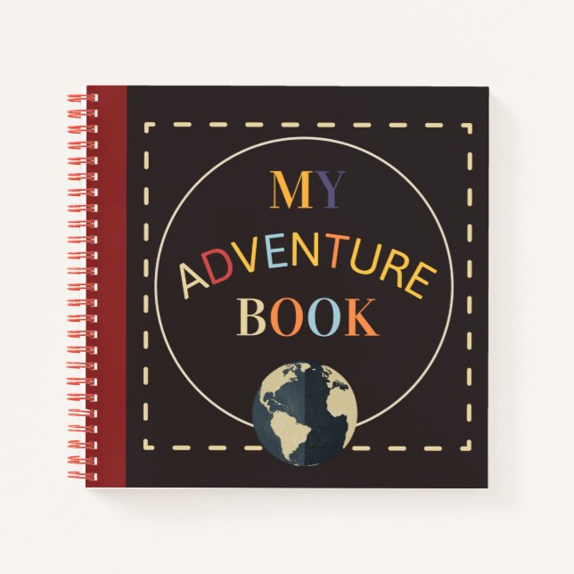 Personalised Notebook -  Adventure book (Front)