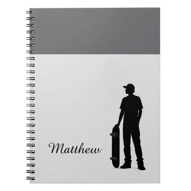 Personalised notebook Design Gift for boys (Front)