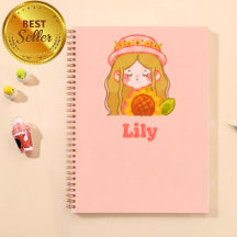Personalised Notebook for girls