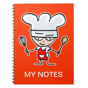 Personalised notebook for recipes and ideas