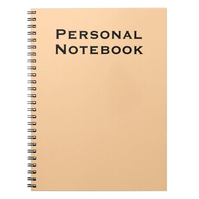 Personalised Notebook Journal (Front)