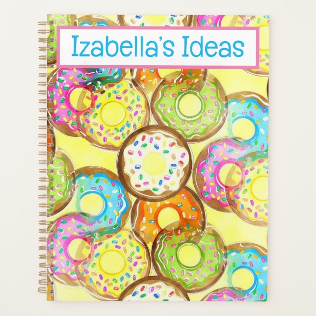 Personalised notebook journal planner (Front)
