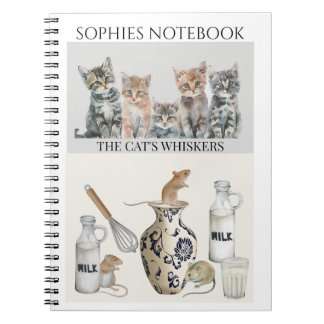 Personalised Notebook - Kittens