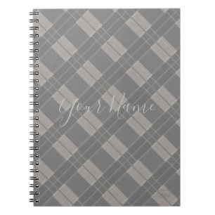 Personalised Notebook Plaid - Any Colour HAMbWG