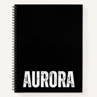 Personalised Notebook with Aurora