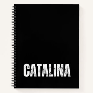 Personalised Notebook with Catalina