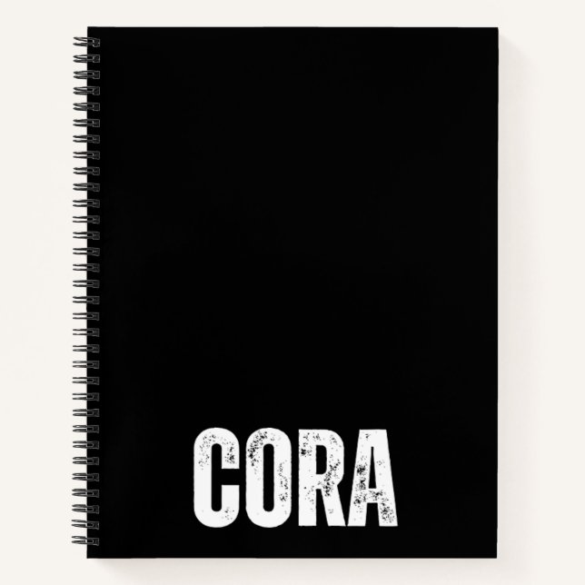 Personalised Notebook with Cora (Front)