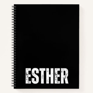 Personalised Notebook with Esther