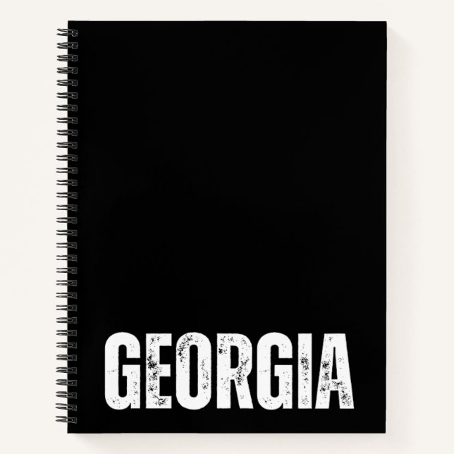 Personalised Notebook with Georgia (Front)