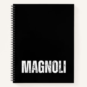 Personalised Notebook with Magnolia