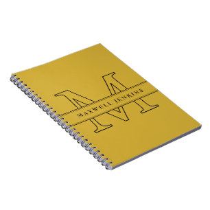 Personalised Notebook with Monogram & Name