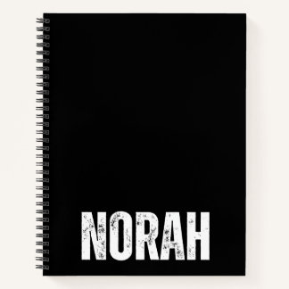 Personalised Notebook with Norah