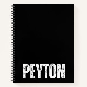 Personalised Notebook with Peyton