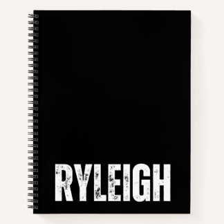 Personalised Notebook with Ryleigh