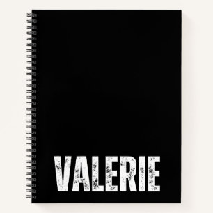 Personalised Notebook with Valerie