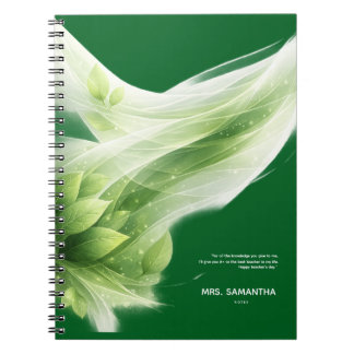 Personalised noteotebook Design for teacher's day  Notebook