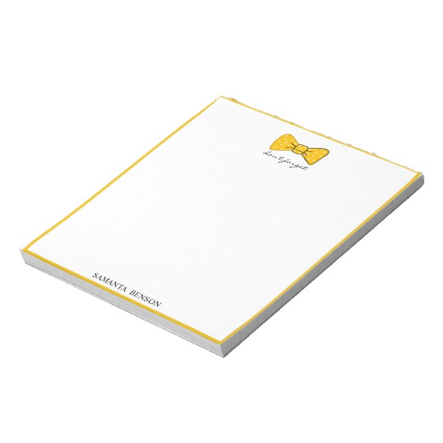 Personalised  notepad (Rotated)
