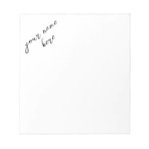 Personalised Notepad