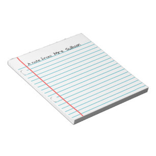 Personalised  notepad