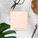Personalised Notepad Retro Daisy Custom Notepad<br><div class="desc">My Personalised Notepad Retro Daisy Custom Notepad make great for gifts for friends,  family and even yourself. Personalise with a name for a unique gift.</div>