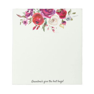 Personalised Notepad YOUR TEXT Gift For Grandma