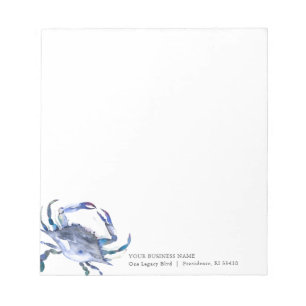 Personalised Notepads Watercolor Blue Crag