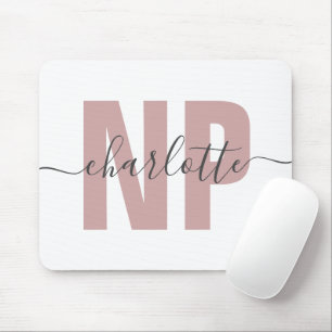 Personalised NP Nurse Practitioner Graduation Chic Mouse Pad