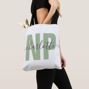 Personalised NP Nurse Practitioner Graduation Chic Tote Bag