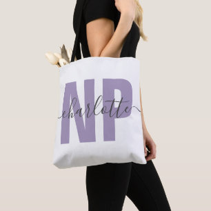 Personalised NP Nurse Practitioner Graduation Chic Tote Bag
