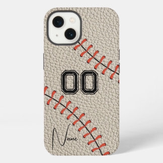 Personalised Number and Name Baseball Custom iPhone 13 Case