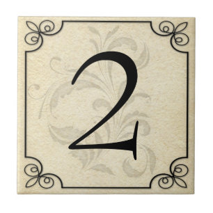 Personalised Number Tiles