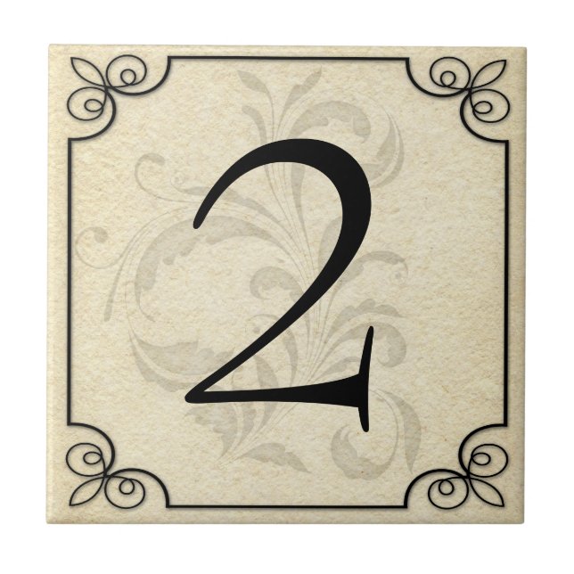 Personalised Number Tiles (Front)