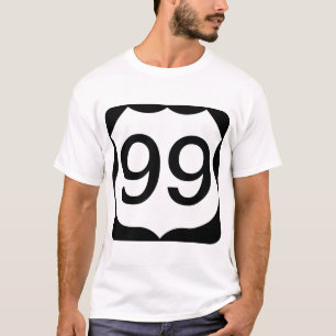 Personalised number U.S. Highway shields T-Shirt