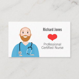 Personalised Nurse Avatar Card